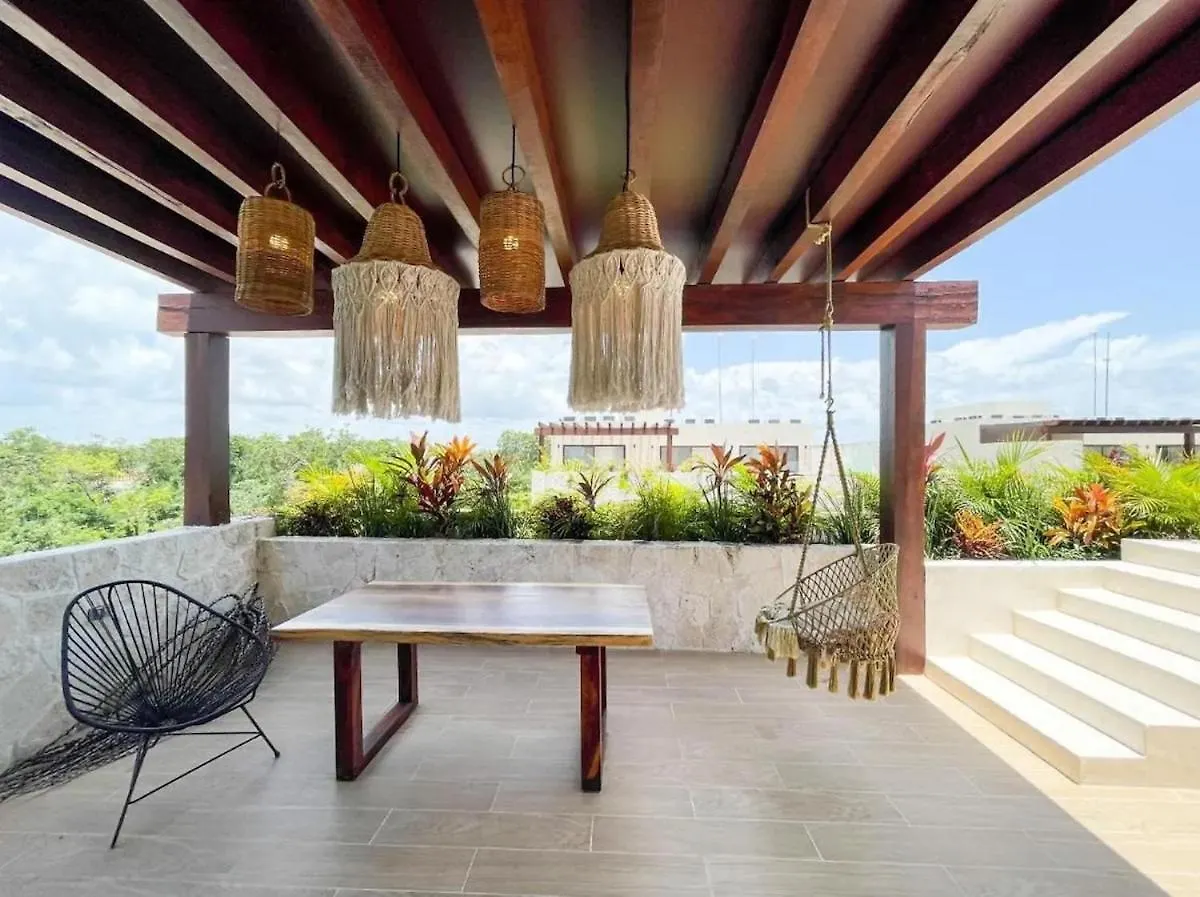 Amazing 2 Bdr Ph Private Pool Terrace Jungle View Apartment Tulum