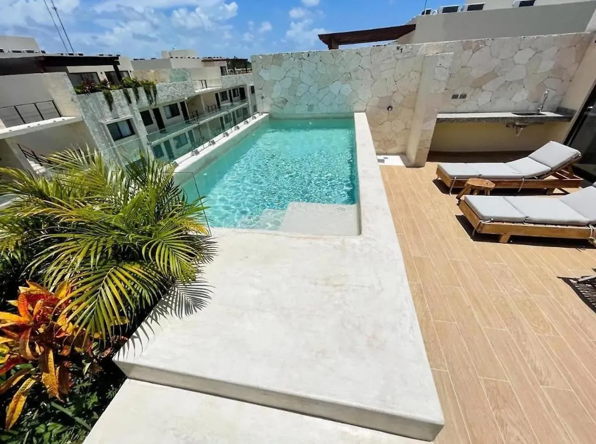 Amazing 2 Bdr Ph Private Pool Terrace Jungle View Apartment Tulum 0*,