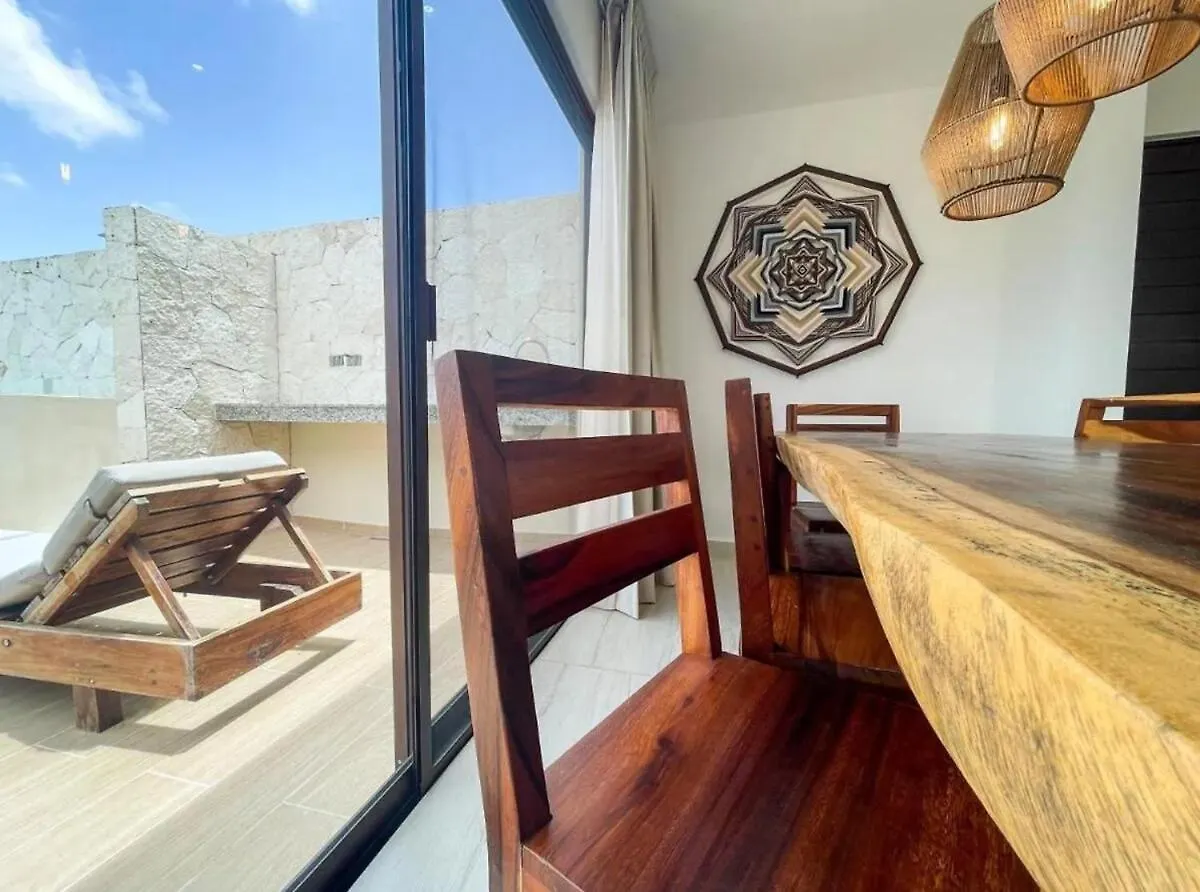 Amazing 2 Bdr Ph Private Pool Terrace Jungle View Apartment Tulum