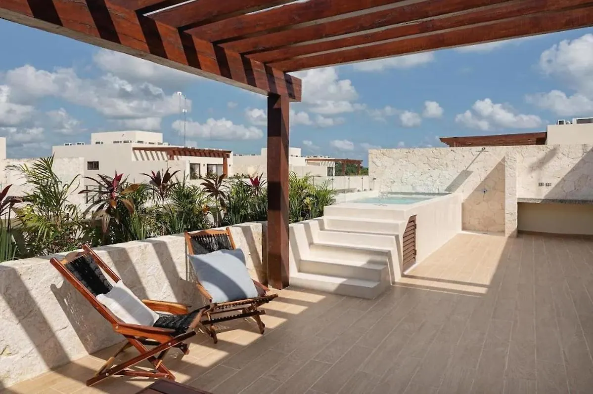 Amazing 2 Bdr Ph Private Pool Terrace Jungle View Apartment Tulum 0*,