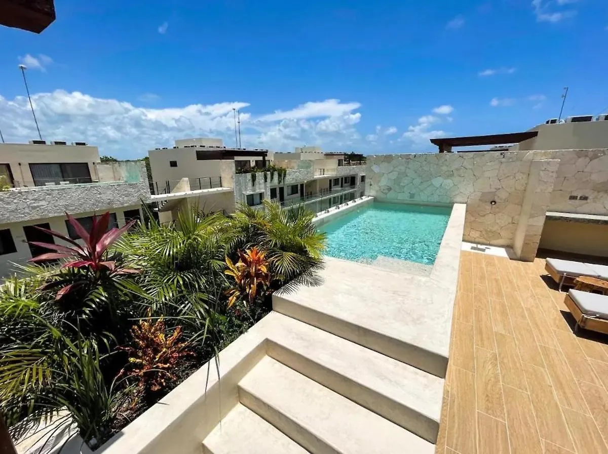 Amazing 2 Bdr Ph Private Pool Terrace Jungle View Apartment Tulum Mexico
