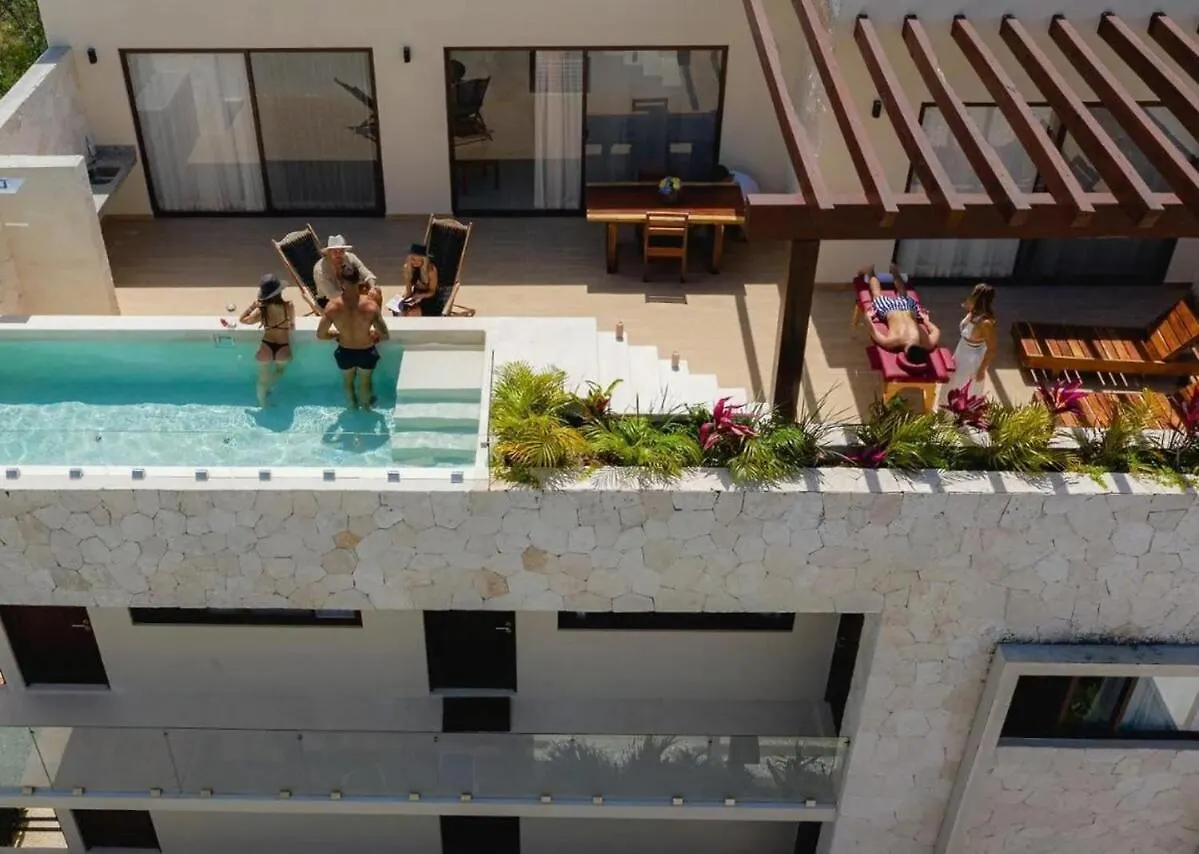 Amazing 2 Bdr Ph Private Pool Terrace Jungle View Apartment Tulum